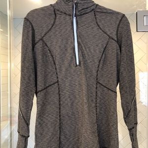 Tangerine Half Zip Workout